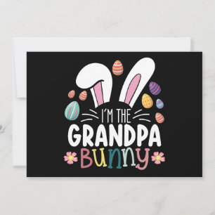 Jag är morfar Bunny Påsk-familjen. Inbjudningar