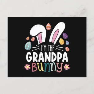 Jag är morfar Bunny Påsk-familjen. Vykort
