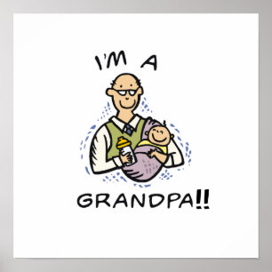Jag är morfar och Baby Tshirts och gåvor Poster
