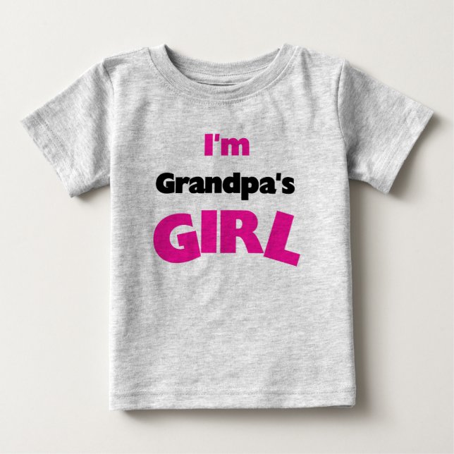Jag är morfars flicka t-shirt (Framsida)