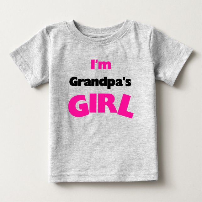Jag är morfars flicka t shirt (Framsida)