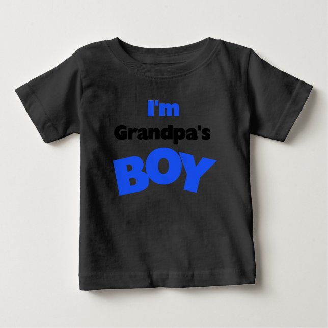 Jag är morfars pojke t shirt (Framsida)