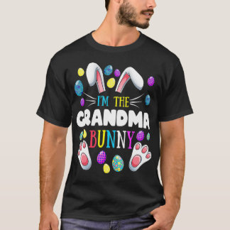 Jag är mormbunny Matching Familj Påsk Party T Shirt