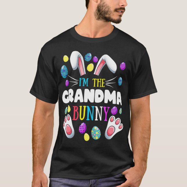 Jag är mormbunny Matching Familj Påsk Party T Shirt (Framsida)