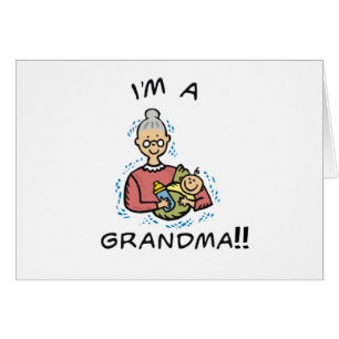 Jag är mormor och Baby Hälsningskort