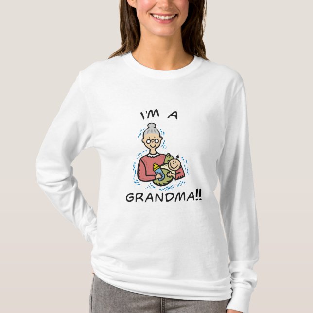 Jag är mormor och Baby T Shirt (Framsida)
