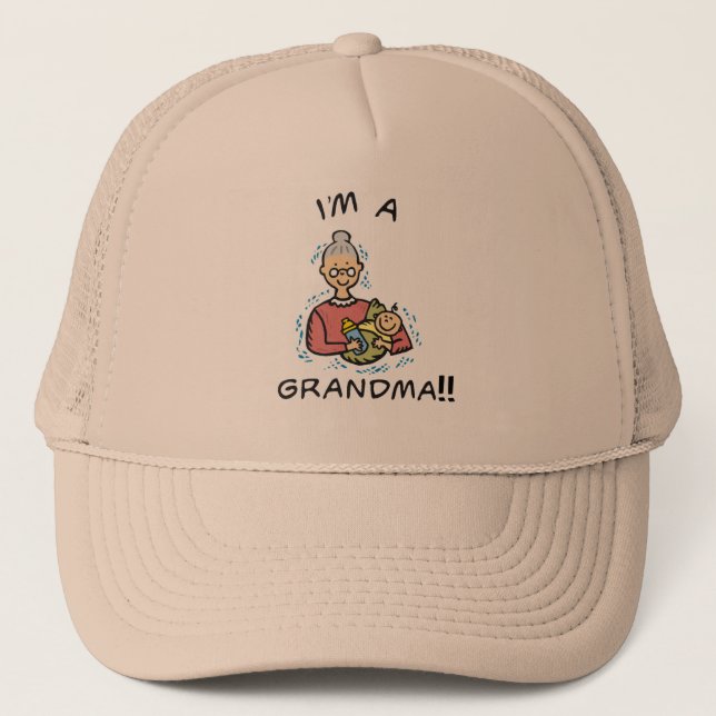 Jag är mormor och Baby Truckerkeps (Framsida)