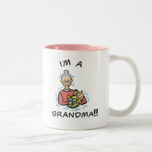 Jag är mormor och Baby Två-Tonad Mugg