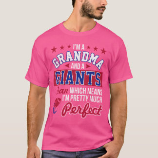 Jag är mormor och en giants Fläkt T Shirt