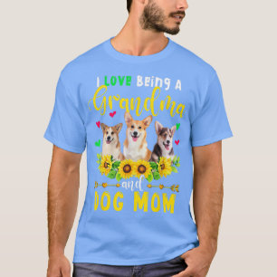 Jag är mormor och Hund Corgi Hundar Sunf T Shirt