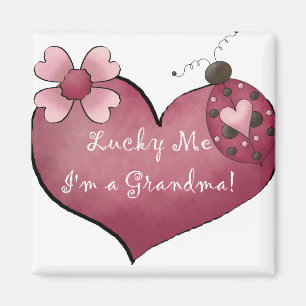 Jag är mormor Tshirts och presenter. Magnet