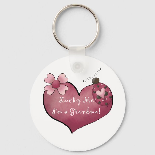 Jag är mormor Tshirts och presenter. Nyckelring (Framsida)