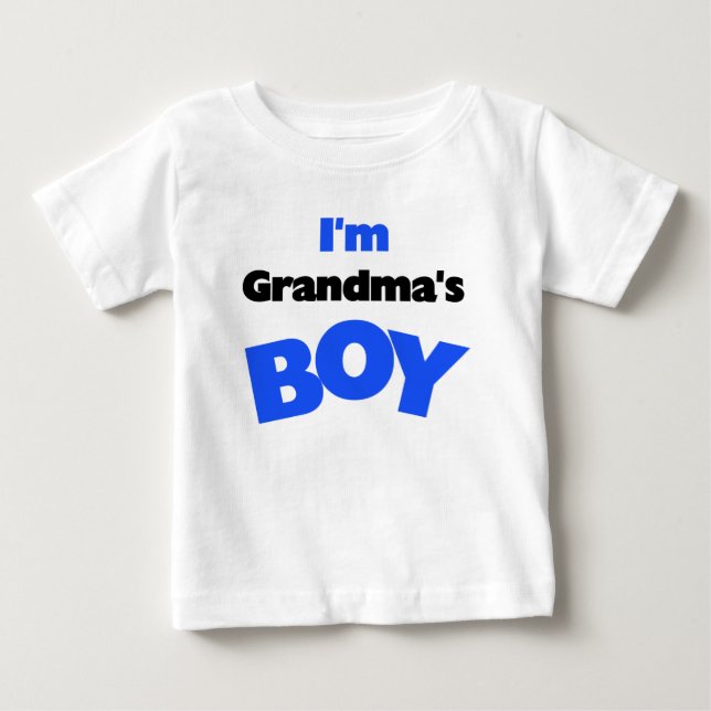Jag är mormors pojke tee shirt (Framsida)