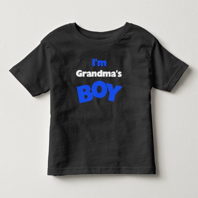 Jag är mormors pojke tee shirt (Framsida)