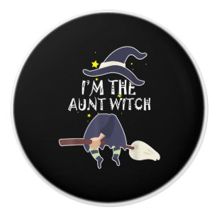 Jag är Moster-gåvor från Witch Halloween Costumes Knopp