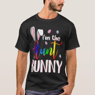 Jag är Moster Gay Lgbt Bunny Matching Family Påsk T Shirt