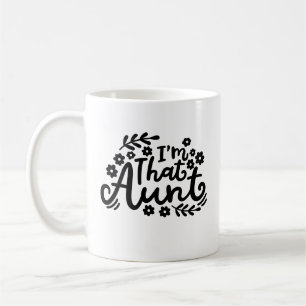 "Jag är moster" Kaffemugg