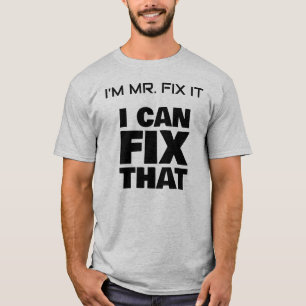 Jag är mr Fix det grundläggande T-Shirt