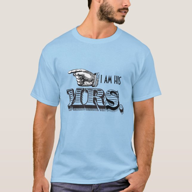 Jag är mrs Bride T-shirt. Tröja (Framsida)