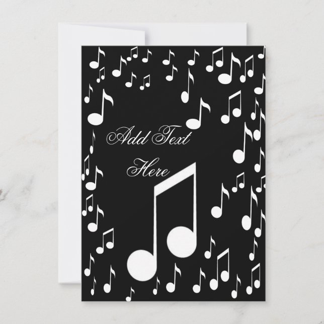 Jag är musik,Fira_ Inbjudningar (Framsida)