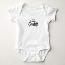 Jag är mycket vacker söt baby-jersey bodysuit pres