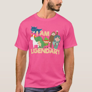 Jag är myndig - Unicorn Sjöjungfru Trex Dragon T Shirt