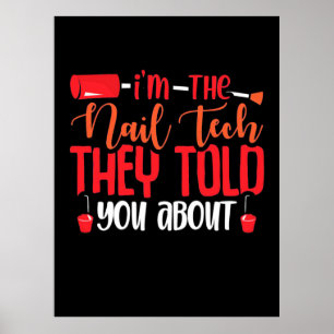 Jag är Nagel Tech Poster