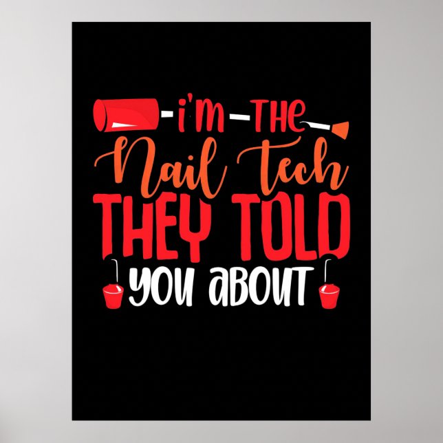 Jag är Nagel Tech Poster (Framsidan)