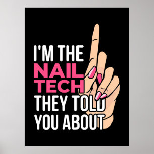 Jag är Nagel Tech Poster