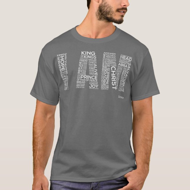 Jag är Namn i Yahweh YHWH God Christian Faith T Shirt (Framsida)