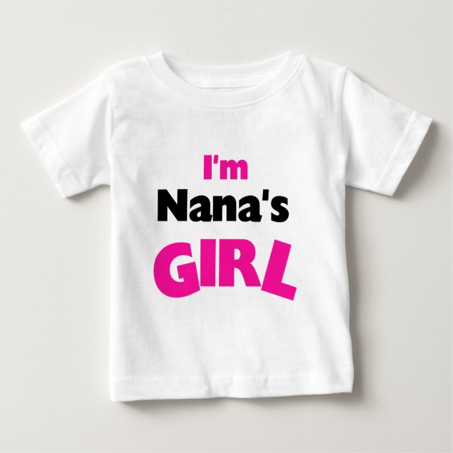 Jag är Nanas flicka T-shirt (Framsida)