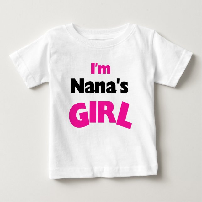Jag är Nanas flicka T-shirt (Framsida)