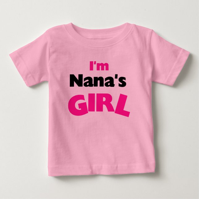 Jag är Nanas flicka T-shirt (Framsida)