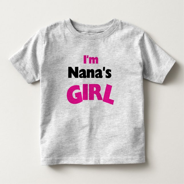 Jag är Nanas flicka Tee Shirt (Framsida)