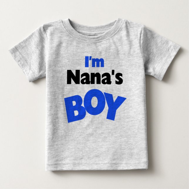 Jag är Nanas pojke T-shirt (Framsida)