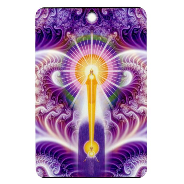 Jag är närvarande Fractal Flexi Magnet (Vertikal)