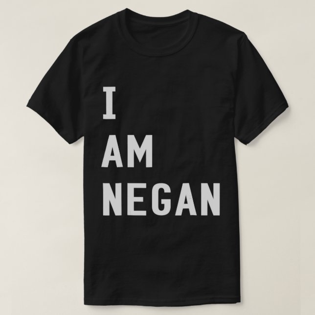 Jag är Negan T-Shirt (Design framsida)