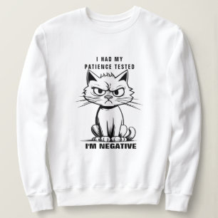 Jag är Negativ färja, roligt kattkort T Shirt