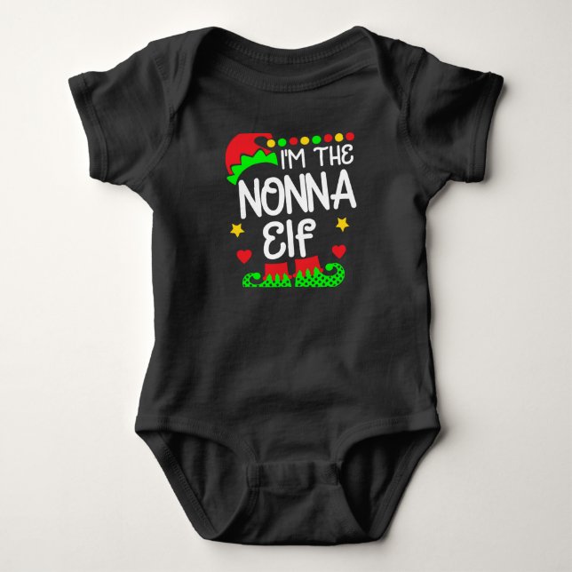 Jag är Nna Elf Shirt-julfamiljen Elf Costu T Shirt (Framsida)
