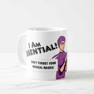 "Jag är nödvändig!" Kaffe Mugg