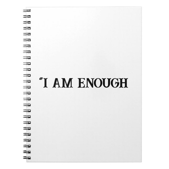 Jag Är Nog Barnbekräftelse Journal Anteckningsbok (Framsidan)