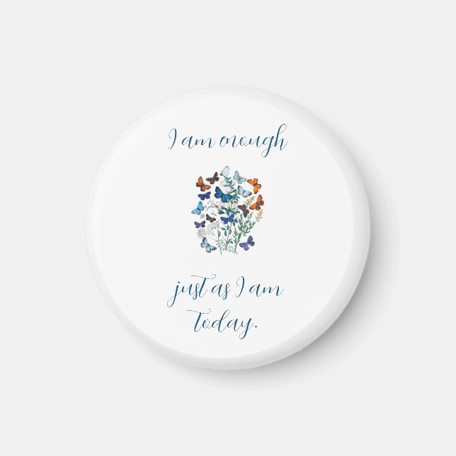 "Jag är nog" - bekräftelse Magnet (Framsidan)
