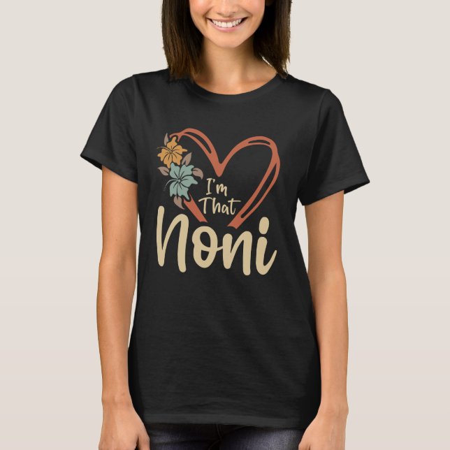 Jag är Noni Funny Grandma-julen T Shirt (Framsida)
