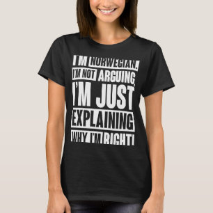 Jag är norsk... Jag säger inte att jag förklarar v T Shirt