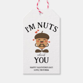 Jag är Nöt om dig Alla hjärtans konstiga hjärtan Presentetikett