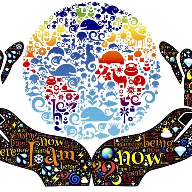 Jag är nu inspirerande Ord Art T Shirt (Skapare uppladdad)