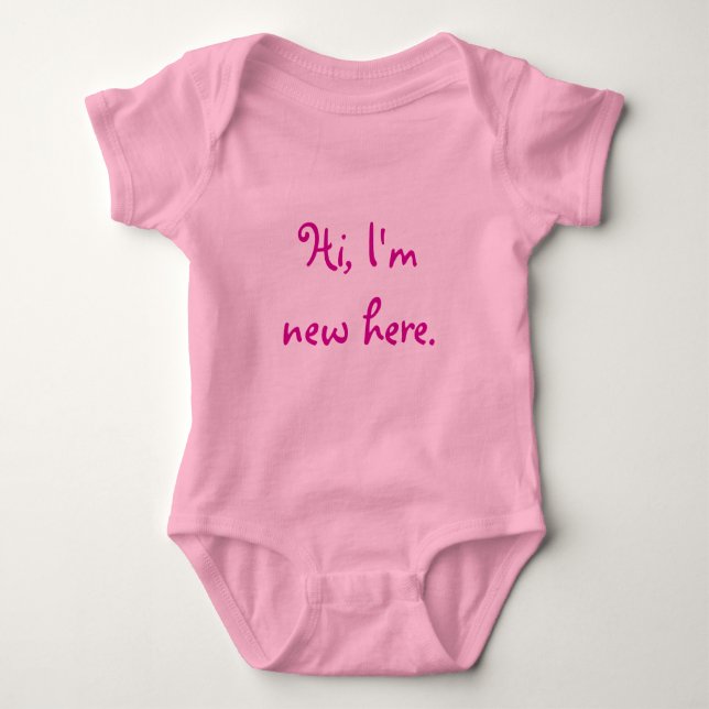Jag är ny här. tee shirt (Framsida)