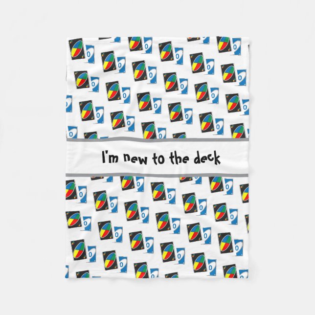 Jag är ny till dekan | Funny Baby Halloween Costum Fleecefilt (Framsidan)