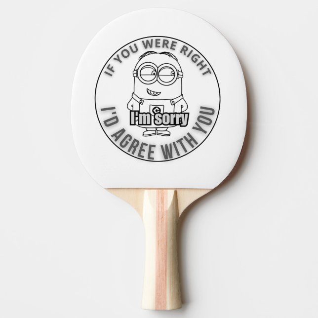 Jag är nyfiken pingisracket (Framsidan)