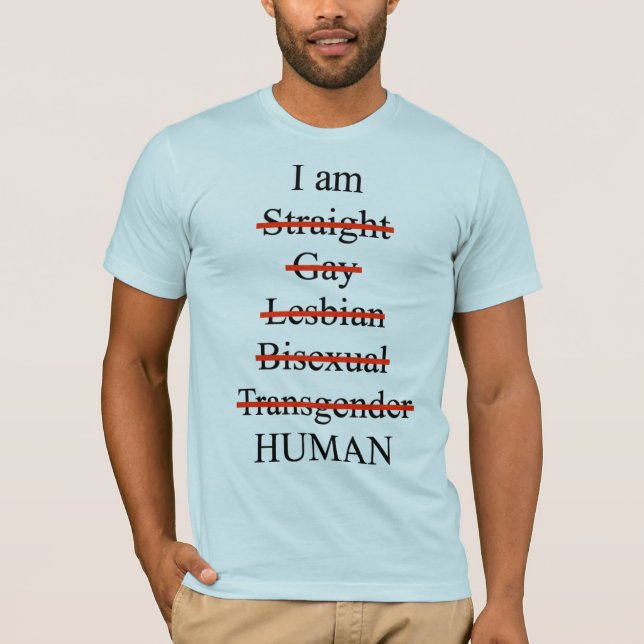 Jag är... och Back Bisexual Logotyp Tröja (Framsida)